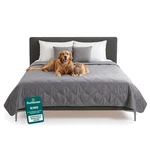 Furhaven Waterproof Blanket & Furniture 96" X 82" - King, Quilted Gray. Fixed Price $83.54.