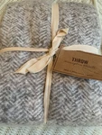 New Unused Throw Blanket 50 X 60 Soft Herringbone Chenille Acrylic !. Fixed Price $18.00.