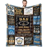 Dad Gifts Throw Blanket 60" X 50", Birthday For From Daughter Son, .... Fixed Price $30.46.