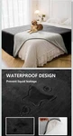 Tuffeel 82 X108 Waterproof Dog Blanket For Bed/couch Protection Black/grey. Fixed Price $59.00.