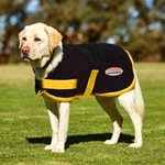 Weatherbeeta Lightweight Cozy Fleece Dog Coat - Navy/gold. Fixed Price $21.95.