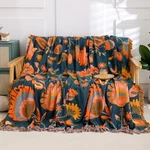 Snycler Boho Blanket For Bed, 100% Organic Cotton Muslin Soft Throw-ora.... Fixed Price $87.89.