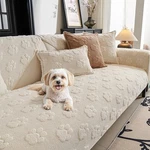 Couch Cover For Dogs Sofa Pets L Shaped 35" X 71" Paw-beige. Fixed Price $45.18.