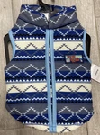 Simply Blue Blanket Print-winter-fleece/guilted Jacket Puppy/dog Small. Fixed Price $18.50.
