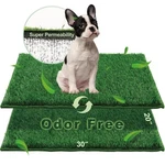 HQ4US 4LEGS Artificial Grass, Pee Pads For Dogs Potty, 2PCS Odor Free. Fixed Price $57.74.