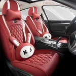 Cute Cartoon Rabbit Seat COVERS5 Set With Waterproof Pu Leather For .... Fixed Price $244.48.