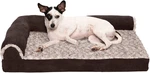 Pet Dog Bed Deluxe Memory Foam Chaise Faux Fur & Suede L-shaped Lounge Sofa. Fixed Price $146.28.