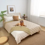 Fuguitex Waterproof Dog Blanket Reversible For Small 52"*82", Beige+taupe. Fixed Price $24.70.
