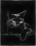 Hommomh Blanket Soft Fluffy Flannel Fleece Throw 80", Black. Fixed Price $49.30.