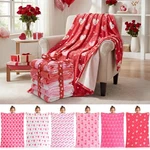 6 Pack Valentine's Day Throws Blanket Bulk Romantic Love Heart Shaped Flan.... Fixed Price $68.77.
