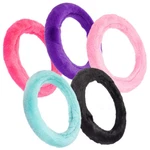 Luxurious Soft Plush Faux Wool Odorless Steering Wheel Cover For Car Truck Suv. Fixed Price $19.90.