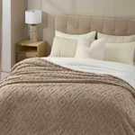 Evergrace Jacquard Boho Sherpa Fleece Throw Blanket For Couch Super Soft Cozy. Fixed Price $57.80.