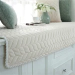 Jeogyong Thick Plush Crystal Velvet Non-slip Bay Window Cushion Mat Pad. Fixed Price $86.54.