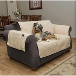 Waterproof Loveseat Furniture Cover Tan Quilted Protector Pockets Petmaker. Fixed Price $19.99.