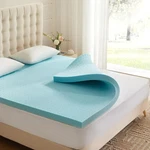 2 Inch Memory Foam Mattress Topper Full Eiayeebil Infused Ventilated Soft Blue. Fixed Price $89.99.