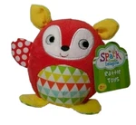 Spark Imagine Create Fox Rattle Toy Plush 4" Red Yellow Satin Crinkle New #1. Fixed Price $7.90.