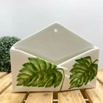 Bassano Ceramic Mailbox Monstera 23CM Wall Decoration - From Italy New. Fixed Price $54.60.
