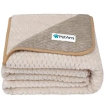 Dog Blanket Waterproof Leakproof 40X60 Taupe Fleece Throw Petami Puppy Large. Fixed Price $51.99.