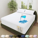 100% Waterproof Queen Size Mattress Protector,soft Pad,pet Hair & Bedwe. Fixed Price $39.99.
