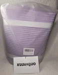 Xuanguo New Large Purple Woven Cottton Rope, Rectangular Basket. Fixed Price $24.99.