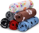 Blankets For Small Dogs, 6 Pack Puppy Cute Paw Print Pet. Fixed Price $23.99.