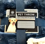 American Kennel Club Akc Pet Throw 30 X40 Blue Dog Design Velour & Shepra Nwt. Fixed Price $18.95.