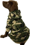 Camo Hoodie For Dogs, 17" Large, Green. Fixed Price $36.99.
