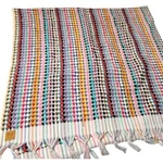 Gold Case Handmade Throw Blanket 100% Cotton Turkish Tassels 78"X36" Soft Thread. Fixed Price $30.00.