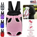 Pet Carrier Backpack Adjustable Front Cat Dog Travel Bag Legs Out. Fixed Price $7.79.