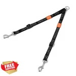 Howgo Double Dog Leash Black Pro S/m. Fixed Price $34.99.