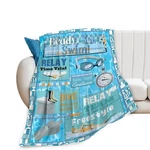 Swimming Blanket Gift Girls Women Ultra Soft Fleece Sport Theme Plush 50X40. Fixed Price $33.34.