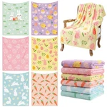 6 Pcs 40X50 Inch Funny Easter Throw Blanket Bunny Egg Flower Flannel Decor. Fixed Price $51.39.
