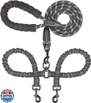 Iyoshop Dual Dog Leash - 360 Swivel, No Tangle Walking With Shock Abso. Fixed Price $27.99.