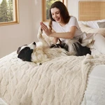 Bedsure Blankets For Large Dogs Washable - Fluffy Fuzzy Cat Puppy Blanket.... Fixed Price $33.24.