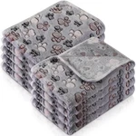 Tegeme 8 Pcs Fleece Blankets For Small Dogs Cat Soft 24 X 16 Inch, Gray. Fixed Price $29.91.