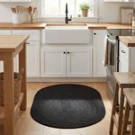 Super Area Rugs 2X3 Black Braided Country Kitchen 2' 3' (oval),. Fixed Price $58.99.