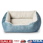 Cozy Small Dog Cat Pet Bed Soft Cuddler W/ Bolstered Walls Machine Washable. Fixed Price $13.25.