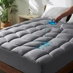 Unikome Waterproof Mattress Pad Queen Size, Ergonomic Quilted Topper.... Fixed Price $56.51.