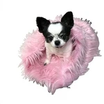 Tiger Dreamz - Trundle Pet Bed 3 Way Furry Cotton Candy. Fixed Price $79.99.
