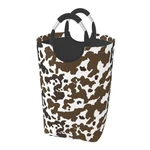 Libifall Brown Cow Texture Large Basket Animal Skin Print Laundry.... Fixed Price $38.30.