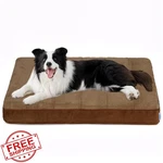Zakapaws Large Dog Bed Orthopedic Memory Foam Khaki 35X23. Fixed Price $125.99.