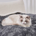 Qeils Pet Blankets For Cats - Waterproof Washable Sherpa Fleece. Fixed Price $13.85.