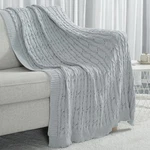 Carriediosa Cable Knit Throw Blanket Soft Textured Lightweight Farmhouse Deco.... Fixed Price $31.67.