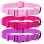 Azuza 3 Pack Dog Collars Comfortable And Adjustable Nylon Pup.... Fixed Price $22.51.