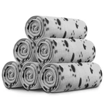 Comsmart 6PK Small Dog & Puppy Paw Print Blanket, 39X35" Pet Bed Mat. Fixed Price $43.48.