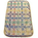 Vtg Plush Luxe Baby Blanket Pastel Checkered Plaid 90'S Acrylic Lovey No Tag A8. Fixed Price $50.00.