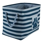 Bone Dry 5743 Medium Dark Navy Striped Paw Patch Pet Storage Bin, Rectangle. Fixed Price $27.92.