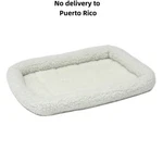 Fleece Bolstered Pet Bed, Fits 22-INCH Crate. Fixed Price $14.39.