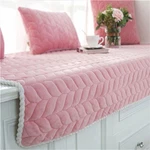 Jeogyong Thick Plush Crystal Velvet Non-slip Bay Window Cushion Pad Mat. Fixed Price $81.55.