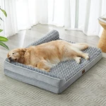 Xxl Orthopedic Dog Bed, Waterproof Pet Couch With Removable Cover & Non-slip Bas. Fixed Price $110.99.